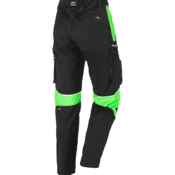 Kübler Bundhose PULSE ACTION schwarz/neongrün Größe 54