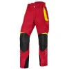 Kübler Schnittschutzhose Forest rot Größe M