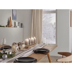 Kerzenhalter 47 x 8 x 15 cm vernickelt* Outlet