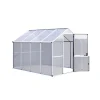 KGT Gewächshaus Callas IV 6,8m² silber