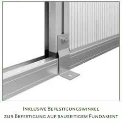 Gewächshaus Lilie III 9,6m² schwarz^KGT Clearance