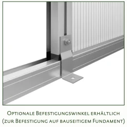 KGT Gewächshaus Rhodo III 5,15m² silber