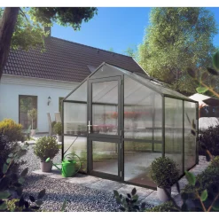 Gewächshaus Rose II 5m² schwarz*KGT Discount