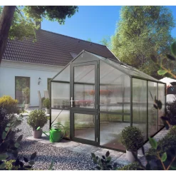 KGT Gewächshaus Rose III 7,5m² schwarz