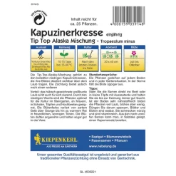 Kapuzinerkresse Tip Top Alaska Mischung Profi-Line^Kiepenkerl Discount