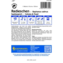 Kiepenkerl Radieschen Celesta Pearl Saatteppich