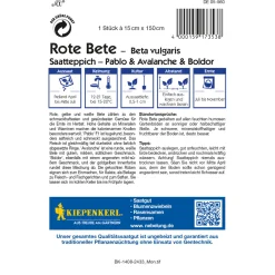 Rote Beete Pablo Avalanche Boldor Saatteppich*Kiepenkerl Clearance