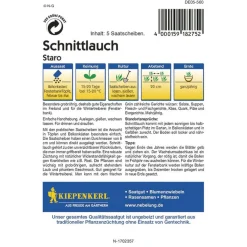 Kiepenkerl Schnittlauch Staro - Saatscheiben