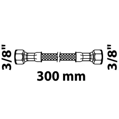 Flex-Anschlussschlauch 3/8"IG x 3/8"IG*Kirchhoff Discount