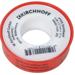 Kirchhoff Gewindedichtband PTFE 0,08 x 12 mm x 12 m