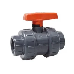 Kirchhoff Kugelhahn PVC für HDPE 1" IG x 1" IG