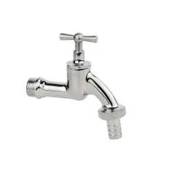 Kirchhoff MS Auslaufenteil Knebelgriff Chrom 3/4" AG x 1"AG x 3/4"T