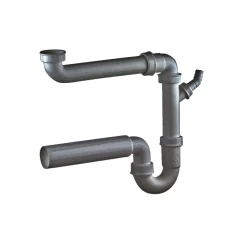 Kirchhoff Raumspar-Spültisch-Röhrensiphon ECO-SAVE KS 1 1/2" IG x Durchmesser 50 mm