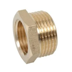 Reduzierstück ½ AG x 3/8" IG Messing blank^Kirchhoff New