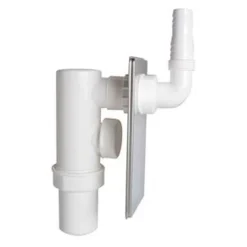 Unterputz-Siphon für Waschmaschinen ¾/1" x 40 mm Edelstahlfront^Kirchhoff Online