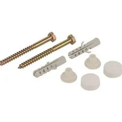 WC-Befestigungssatz Sechskant weiß 6 x 70 mm*Kirchhoff Online