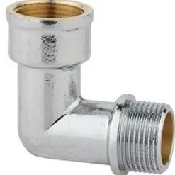 90-Winkel ½ IG x ½ AG verchromt*Kirchhoff Discount