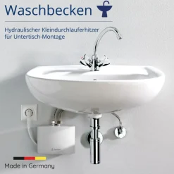 Kleindurchlauferhitzer KD 3,5 kW 2 l Durchflussmenge