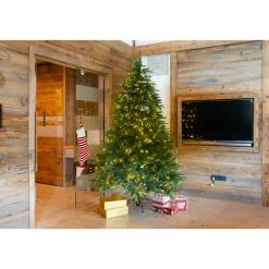 Künstlicher Weihnachtsbaum Richmond Tanne inkl. LEDs 228 cm Grün