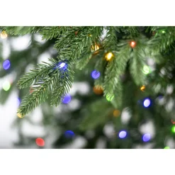 Künstlicher Weihnachtsbaum Sherwood Fichte inkl. LEDs 210 cm Grün^ Hot