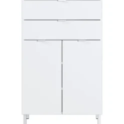Kommode Maureen 2 Schubkästen 60 x 97 x 34 cm weiß