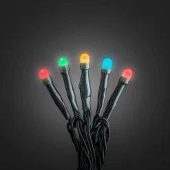 Micro LED Lichterkette 35 bunte gefrostete Dioden*Konstsmide Best