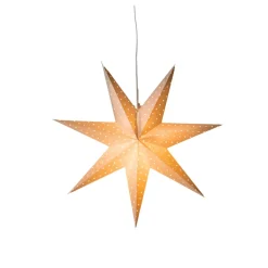 Weißer Papierstern 7 Zacken^Konstsmide