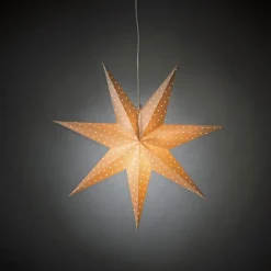 Weißer Papierstern 7 Zacken^Konstsmide