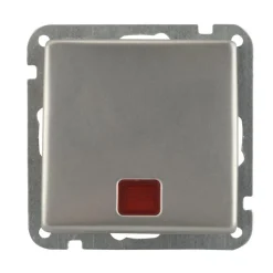 Unitec Kontrollschalter Imola Edelstahl Serie 305