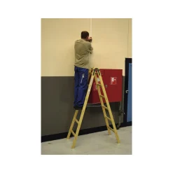 Krause Holz-Sprossen-Doppelleiter