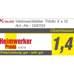 Vielzweckleiter Tribilo 3 x 12 Sprossen*Krause Online
