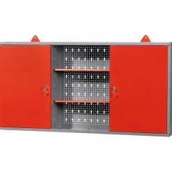 Metall-Werkstattschrank 120 x 60 x 19 cm rot*Kreher New