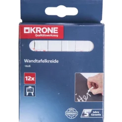 Krone Wandtafelkreide weiß 12 St.
