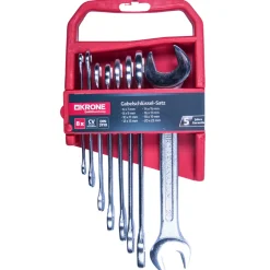 Gabelschlüssel-Satz 6-22 mm 8-teilig*Krone Discount
