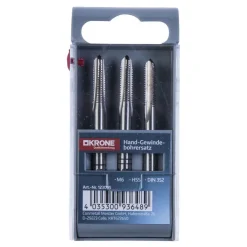 Gewindebohrer-Satz HSS M6 3-teilig*Krone