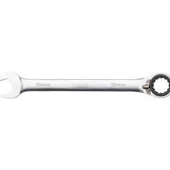 Knarren-Gabel-Ringschlüssel 19 mm^Krone New