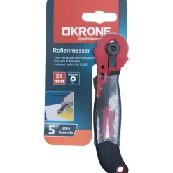 Rollenmesser 28 mm2-Komponenten-Griff*Krone Clearance