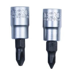 Steckschlüssel 1/4 Zoll PH1/PH2*Krone Clearance