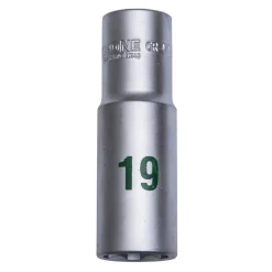 Krone Steckschlüssel lang 1/2 Zoll 19 mm