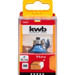 kwb Abrundfräser mit Anlaufkugellager Durchmesser 25,7 mm