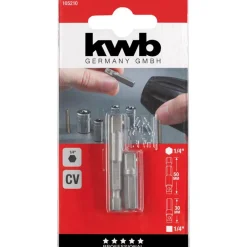 kwb Adaptersatz für Steckschlüssel 2 teilig