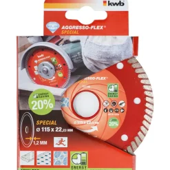 kwb Dünntrennscheibe Aggreso-Flex Diamant Durchmesser 115 mm