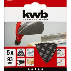 Gitterleinen für Deltaschleifer 93 x 93 mm K220^kwb Hot