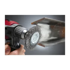 Scheibenbürsten für Einsatz mit Bohrmaschinen und Akkuschraubern HSS grob Durchmesser 75 mm*kwb Discount