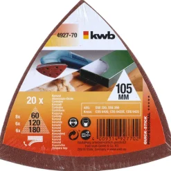 Schleifdreiecke Quick Stick Holz und Metall 105 mm^kwb Outlet