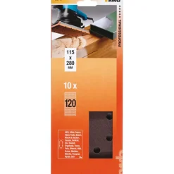 Schleifstreifen Holz und Metall 115 x 280 mm K120*kwb Hot