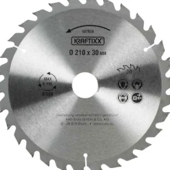 kwb Spanplattensägeblatt für Handkreissäge Durchmesser 210 mm