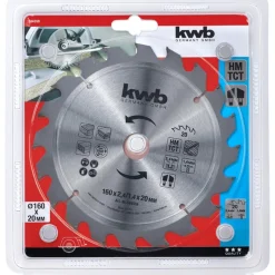 Spanplattensägeblatt für Handkreissäge Durchmesser 160 mm^kwb Clearance