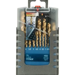 Spiralbohrer Titan 19 teilig*kwb New