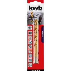 kwb Spiralbohrer Titan Durchmesser 10 mm